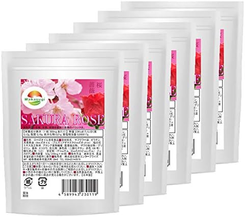 桜ローズ サプリ 6袋セット 計180粒 約6か月分 匂いと