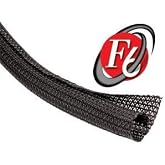 Techflex 3/4 F6 Split Sleeving 25 feet Black