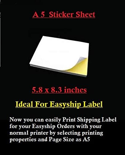 a5 size sticker paper