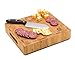 Small End Grain Bamboo Cutting Board | Professional, Antibacterial Butcher Block | Non-Slip Rubber Feet by Top Notch Kitchenware