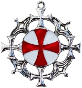 Knights Templar Solar Cross Talisman for Strong Health and Mental Vigor Pendant Amulet (KT12)
