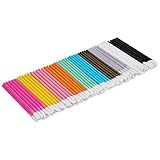 Tifanso 100 PCS Disposable Lip Brush Gloss Wands Applicator Perfect Beauty Lipstick Cosmetic Makeup Tool Kits Mixed Colors (Mixed Colors)