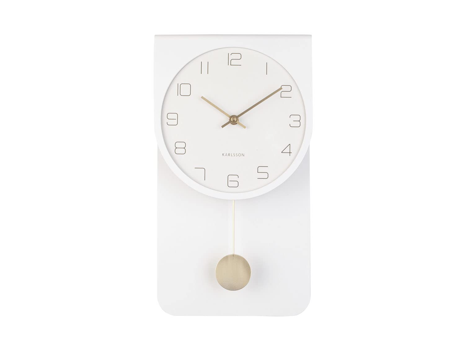 Karlsson "CASA Pendulum Wall Clock - WHITE (KA5779WH)