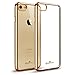 iPhone 8 Case,Hallsen [Electroplating TPU] Ultra-Slim Transparent Crystal Clear Anti-Scratch Flexible Soft TPU Case Cover for Apple iPhone 7 / iPhone 8 4.7inch - Gold