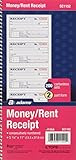 Adams Money and Rent Receipt Book, 2-Part