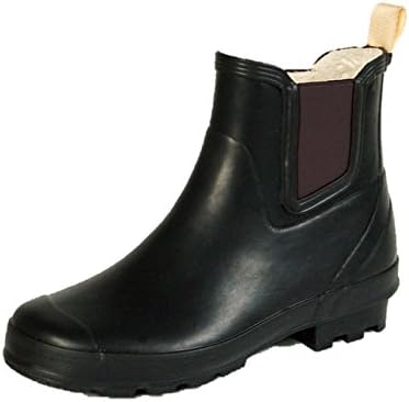 Spats Womens Spats Chelsea Boot - Plain Black USA 9 (Eu 40) Plain Black