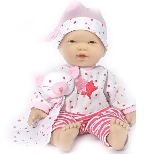 La Baby 11-inch Asian Washable Soft Body Play Doll For Children 18 months Or Older, Designed by Berenguer
