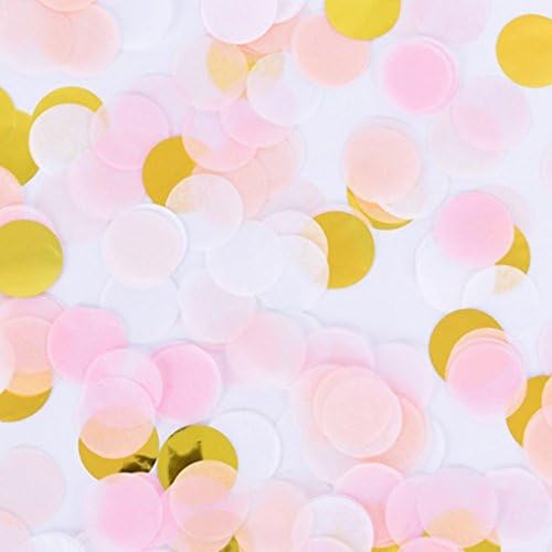 StarParty Confetti Circles 1inch Wedding Sprinkles Birthday Party Decoration (Simple Life)