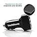 Car Charger,TechStone 3 Ports USB Smart Car Charger 36W / 7.2A Smart Charge for iPhone 7 6S Plus 6 Plus 6 5SE 5S 5 5C 4S, Samsung Galaxy S7 S6 Edge, Note 5 4 S5 Tab S,LG G5 G4,HTC,iPads Pro Portable
