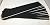 Safe Way Traction 6" X 24" Black Anti Slip Stair Tread Non Skid 60 Grit Safety Tape with Glow in the Dark Stripe 10 per pack