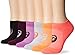 ASICS Women's Invasion No Show Running Socks (6 Pack), Diva Pink, Small