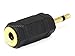 Monoprice 107122 2.5mm Mono Plug to 3.5mm Stereo Jack Adaptor, Gold Plated