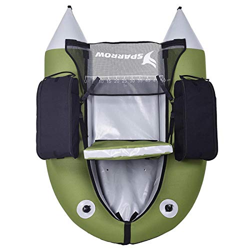 Sparrow Float Tube Trium Vert/gris – Vert/gris, Float Tube Seul, 150 X 108, 5.9, 145, 600d