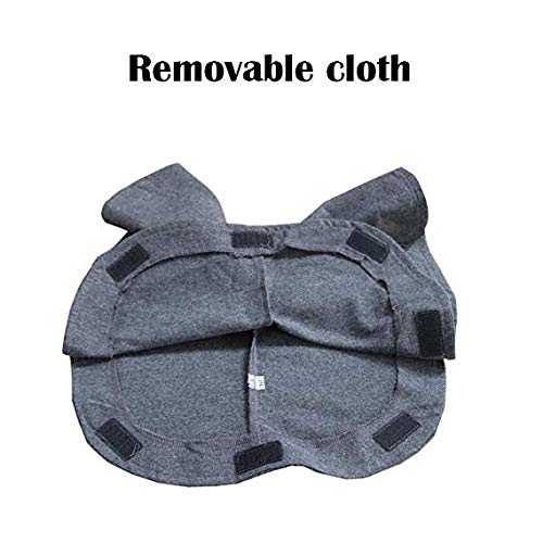 BIHIKI Patient Pants Clothing for Disability Elderly Surgery Patients,Easy to Wear Off,Hospital/Home Care Nursing Aid,Suit for Fracture, Incontinence,Bedridden Patients/Elderly (L) - Thumbnail 4