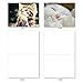 The Best Card Company - 10 All Occasion Blank Cat Cards (4 x 5.12 Inch) - Cute Assorted Bulk Card Set - Smitten Kittens M6485OCB