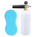 KARCLIN 8609092 Adjustable Foam Cannon 1 Liter Bottle Snow Foam Lance with 1/4" Quick Connector Foam Blaster for Pressure Washer Gun