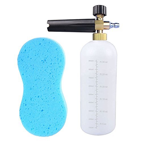 KARCLIN 8609092 Adjustable Foam Cannon 1 Liter Bottle Snow Foam Lance with 1/4" Quick Connector Foam Blaster for Pressure Washer Gun