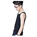 Woman's Super Flat Chest Built-in Elastic Band Binder Slim Fit Tank Tops XL (Lable L=US S, 5)