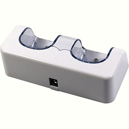 Sminiker Professional Dual Wii Remote Charger Charging Station with 2