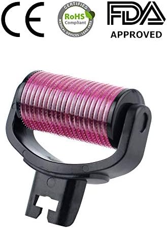 AUFGELDAGRH-120 Replacement Head 1200 Needles 0.2mm Titanium Interchangeable Microneedle Derma Roller Skin Care Face Facial Wrinkles Hair Loss Regrowth Stretch Marks Needling for AG600