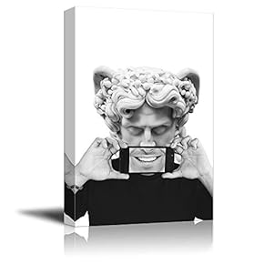 Wall26-Canvas Wall Art-Classical Statue-Giclee Painting Wall Bedroom Living House Decoration Home Art - 12x18 inches