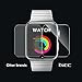 iXCC [New Enhanced] 42mm Apple Watch Screen Protector 2-Pack Tempered Glass Screen Protector [Anti-Bubble, Scratch Resistant] [Only Covers The Flat Area]