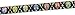 Sugar Skull Multi Color Seatbelt Belt - for your pants (Snap Like Seatbelt Buckle)