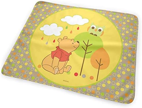 CFECUP Baby Changing Pad Winnie Pooh and Owl Soft and Absorbent Urine Pads 25.5”x31.5”