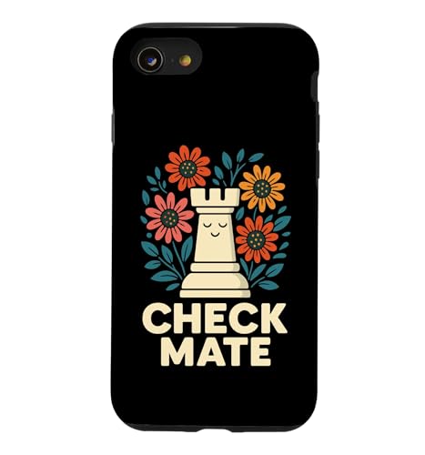 Check Mate Chess Flower Graphic Funny Art Case for iPhone SE (2020) / 7/8
