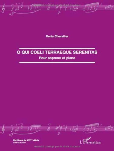 O qui coeli terraeque serenitas