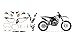NEW KTM RACING GRAPHICS KIT WHITE SX XC XC-W EXC 2008-2011 77308190700
