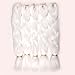 WIGENIUS 3 Pieces Jumbo Braid Hair Kanekalon Braiding Hair White Braiding Hair Hot Water Setting Xpression Braiding Hair(3PCS, White)