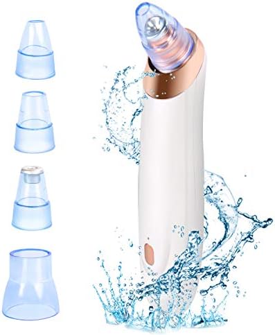 Blackhead Remover Vacuum,WloveTravel Facial Pore Cleanser for Stubborn Blackheads Tool Kit,Electric Skin Cleanser Blackhead Extractor Tool with 3 Adjustable Suction Levels, 5 Suction Probes