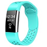 Humenn Bands Compatible for Fitbit Charge 2, Replacement Accessory Sport Band Compatible for Fitbit Charge 2 HR