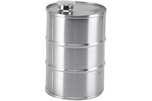 750Ml Barrel Wine Pot Sake Cup Cylindrical Portable for Travel for Outdoor Camping Silver