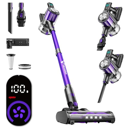 Cordless Stick Vacuum Cleaner Purple