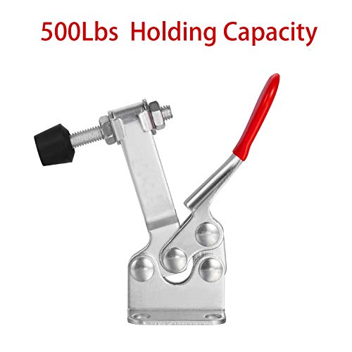 Accessbuy Toggle Clamp Heavy Duty Large Hold Down Clamp 225D 500Lbs