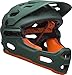 BELL Super 3R MIPS Adult Mountain Bike Helmet - Matte Green/Orange (Discontinued), Large (58-62 cm)