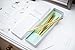 Luxury Ballpoint Gold Pen Set of 6 in Glossy White Gift Box | Gold/Black Ink Office Pens for Women & Men - Slim, Nice Writing Pens
