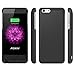 iPhone 6 Plus Battery Case, Foxin 8000 mAh Extended Battery Case Rechargeable Power Bank Charging Case for iPhone 6 Plus (5.5 inch) (8000mah Black)