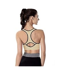 4 Pack Women Racerback Sports Bras High Impact Workout Yoga Gym Activewear Fitness Bra