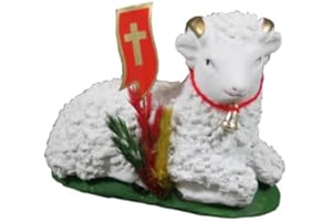 TASTE OF POLAND Polish Traditional Easter Lamb (Baranek Wielkanocny), Figurine 4"x3"