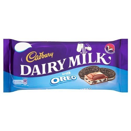 Cadbury Dairy Milk with Oreo 120 Gram Bar (2) Uk Import