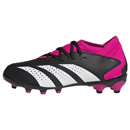 Adidas Unisex Kinder Predator Accuracy.3 Multi-Ground Boots, Core Black/Cloud White/Shock Pink, 28 EU