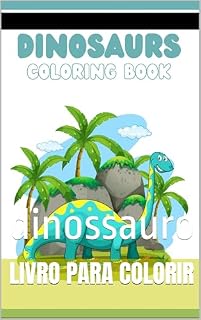 Livro Dino book collors: Livro de dinossauro
