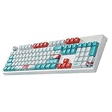 104 Keys Coral Sea Keycap Set OEM Profile PBT