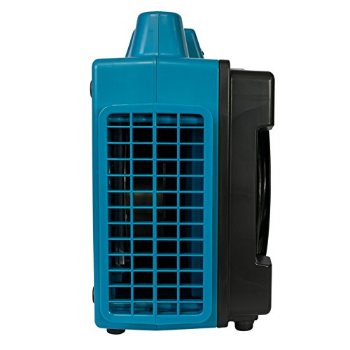 XPOWER X-2480A Professional 3 Stage Filtration HEPA Purifier System, Negative Air Machine, Airbourne Cleaner, Mini Scrubber with Power Outlets for Water Damage Restoration, Home, Commercial Use - Thumbnail 2