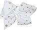 JJS-064 JoJo Bows Signature Collection 2 x Large Hair Bows - Limited Edition Bright Blue with Unicorns and White with Diamontes - Best Present for Your Little Girl