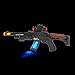 Flashing Panda AR15 Super Power LED Toy Machine Gun with Lights and Sounds