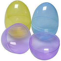 Jumbo 6in Assorted Color Easter Eggs (6 Pack)